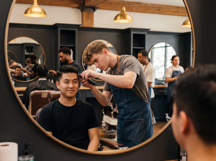 Student life in the ICBAS Barbering program